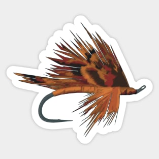 Fly Fishing Fly Tie Art Fisherman Gifts Sticker